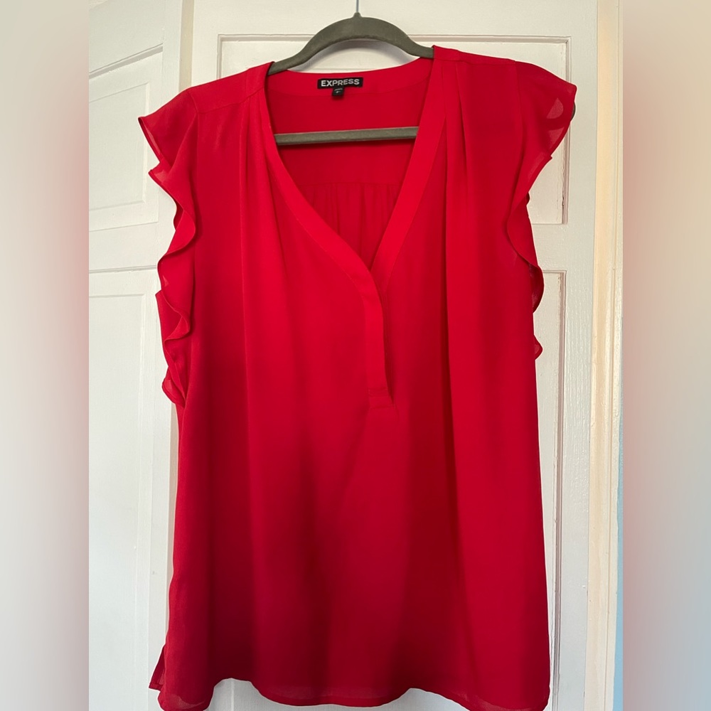 Express sleeveless blouse